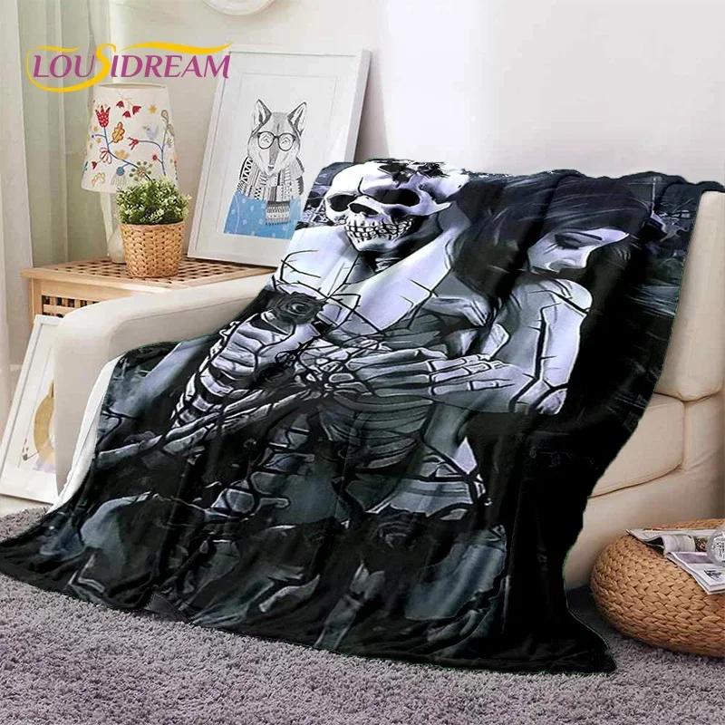 

Skull Dead Girl 3D Gothic Horror Female Rose Soft Flannel Blanket,Throw Blanket Comfortable Blanket for Picnic Beds Home Bedroom 75x90cm