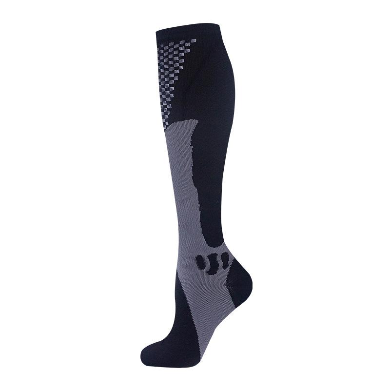 Nylon Pressure Socks Stockings Fitness Outdoor Running Cycling Socks Quick-Drying Breathable Men'S And Women'S Compression Calf Socks