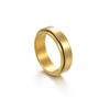 24 New 6mm Smooth European-American Style Wedding Ring with Rotating Decompression Feature