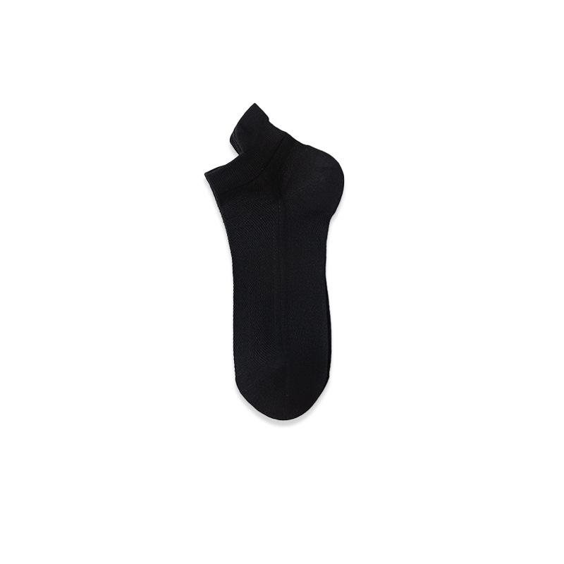 Men's Breathable Cotton Ankle Socks - Spring/Summer Low-Cut, Thin Mesh, Casual Sports.