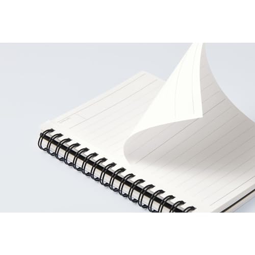 Maruman MNEMOSYNE Notatnik 5,83 x 4,13 cala (A6), 7mm w linie 18-liniowy z pogrubioną linią podziału, 80 arkuszy (N176)