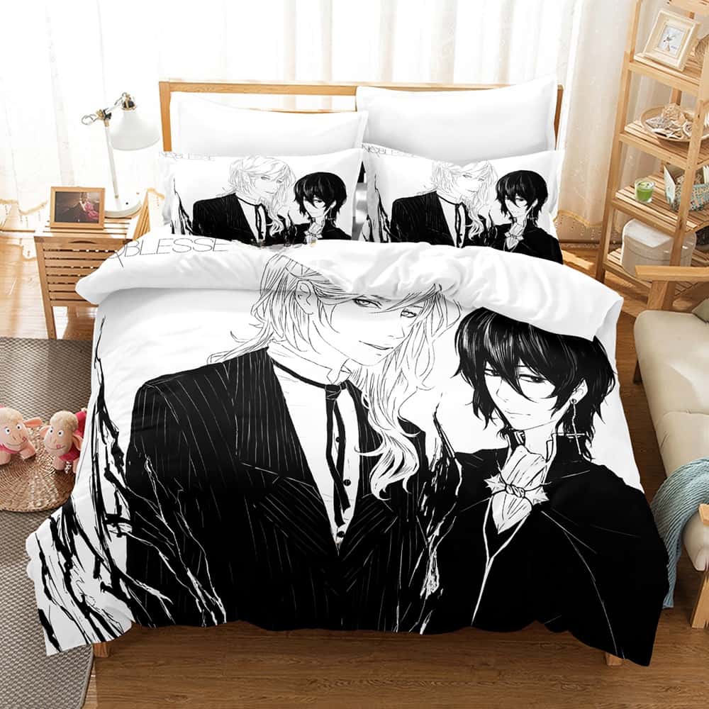 3d Print Anime Noblesse Bedding Set Duvet Cover Comforter Bed Set Quilt Cover Pillowcase King Queen Twin Size Boys Girls Adult