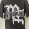 Mens Loose Fit Cotton Short Sleeve T-Shirt With Letter Print Rhinestone Detail Casual Top