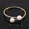 Jewelry Fashion Multi-layer Pearl Diamond Winding Spiral Bracelet Bridal Pearl Bracelet