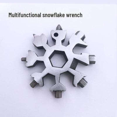 Chiave a fiocco di neve multifunzionale portatile: Connettore Esagonale/Ottagonale, Taglierino Universale, Strumento EDC Leggero