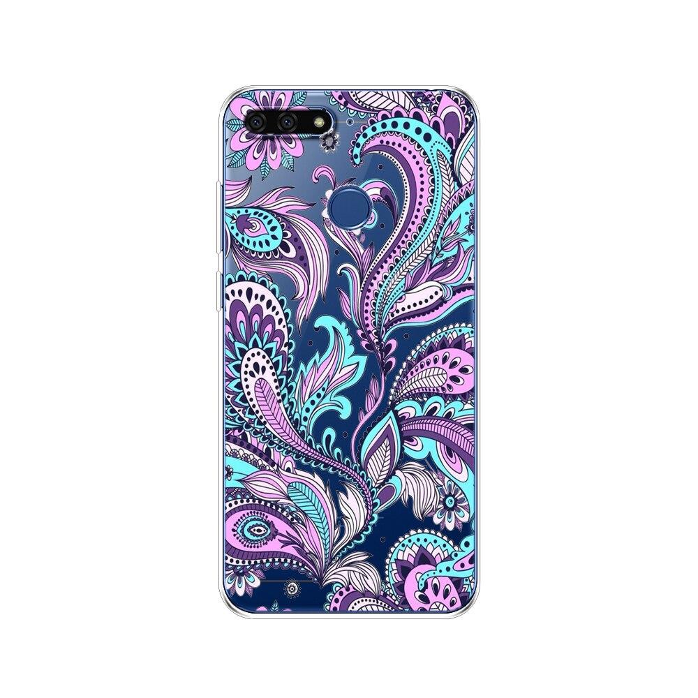 Pro Huawei Honor 7C 5,7 palcový kryt pouzdra Měkký silikonový TPU Roztomilý kryt Zadní ochranné pouzdro na telefon Pro Huawei honor 7c Aum-L41 tašky