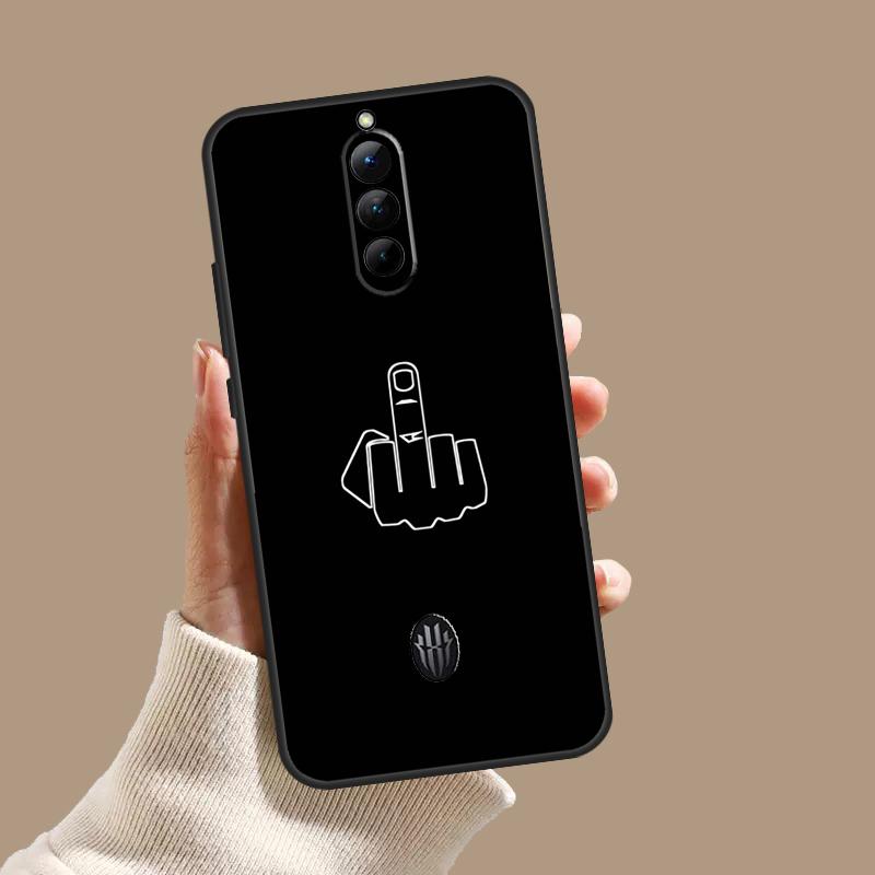 

Middle Finger Case For ZTE Nubia Red Magic 11 9S 8S 8 9 10 10S Pro Plus 6 7 6S 7S Pro 5G 6R 10 Air Cover Red Magic 7S