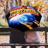 1 PC Automatic Folding Umbrella - Back Future Pattern Portable Foldable Design With 8 Ribs Christmas Birthday Gifts