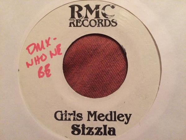 

7inch Record SIZZLA ELEPHANT MAN Girls Medley One NONE RMC Records Jamaica Reggae Ska Dub Used