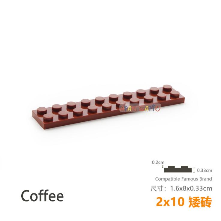 Non-Toxic 5Pcs/Lot Diy Blocks Building Bricks Thin 2X10 Educational Assemblage Construction Toys For Children Size Compatible With Brand