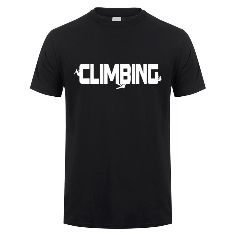 Funny Climbing T Shirt Mens Cotton Short Sleeve Climb Mountain Tshirt Climber Gift Top Tees