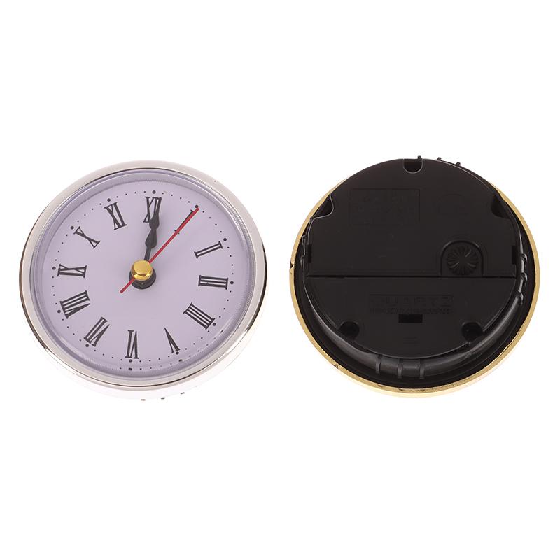 Klassisk Ur Håndværk Kvarts Urværk 2-1/2" (65Mm) Rundt Ur Hovedindsats Romertal Lille Ur Arabiske Tal Ur