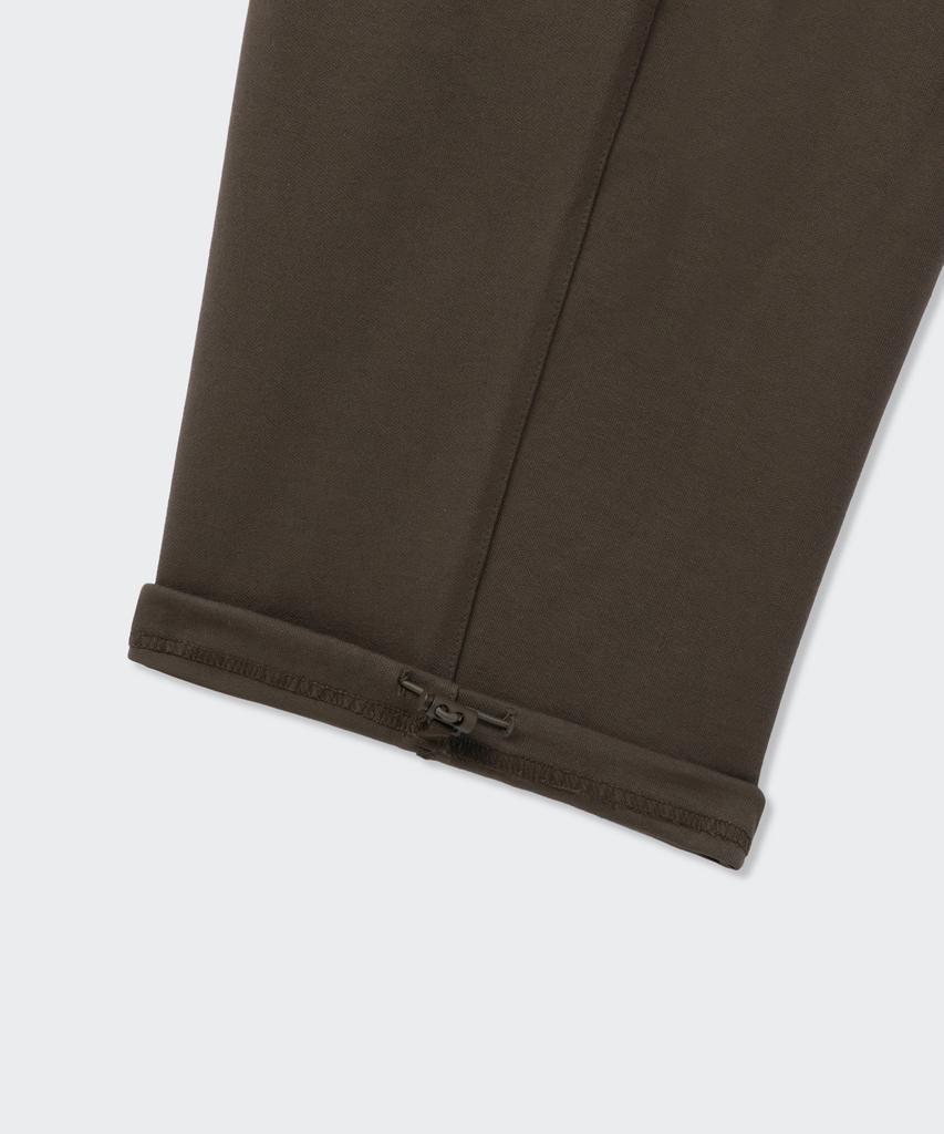 MUSINSA STANDARD Double Knit One-Tuck Wide Lounge Sweatpants [Brown]