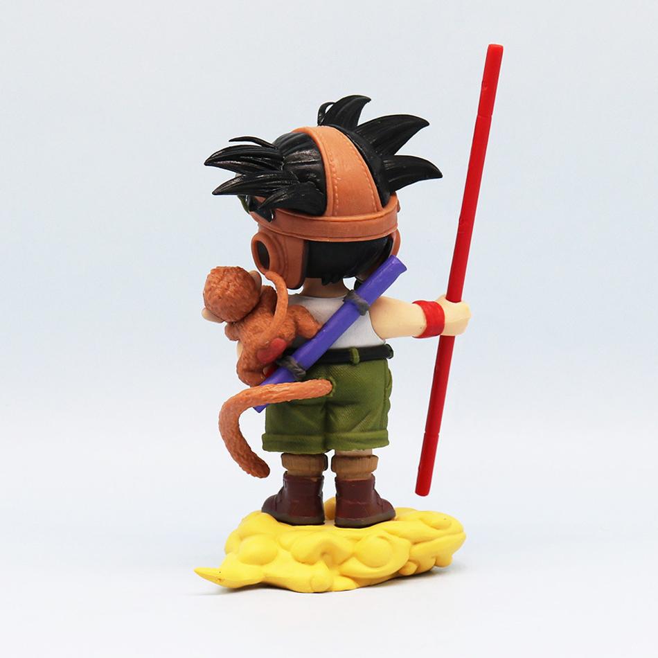 16CM Anime Dragon Ball Son Goku Figure DRAGONBALL SNAP COLLECTION Vehicle Series Pilot Dressing Model Toy Doll Aciton Figure