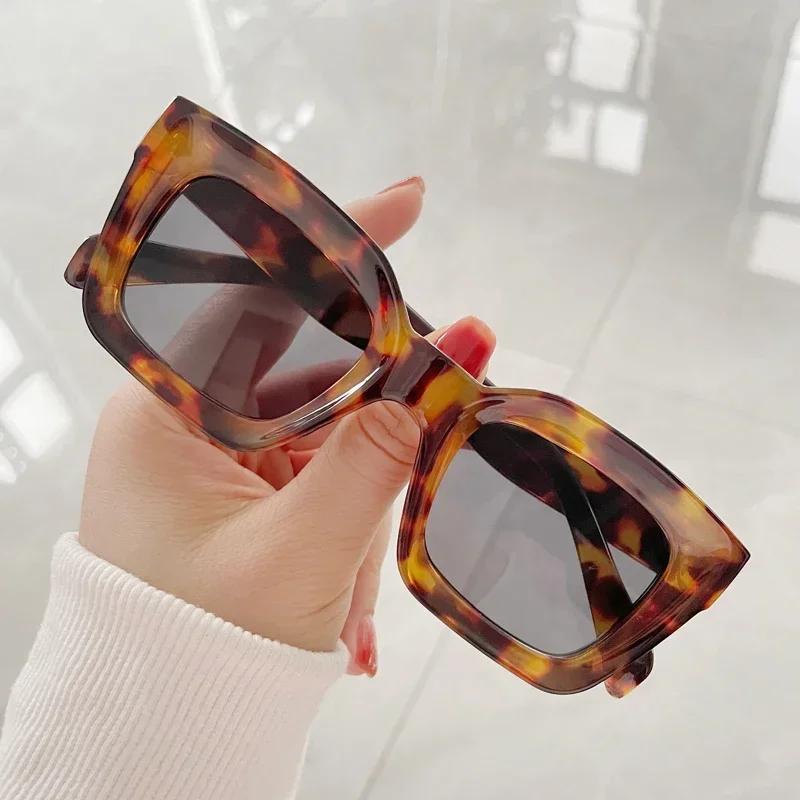 

Квадратные Солнцезащитные Очки Женские Мужские Классические Винтажные Модные Очки для Личности Стильные Повседневные Минималистичные Other