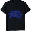 Ricciardo Athlete Graphic T-Shirt Black with Blue Motivational Text Ricciardo Signature Design Breathable Soft Fabric