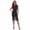 Abito Gatsby con Paillettes e Frange Anni '20 - Abbigliamento da Ballo per Feste Formali X-082