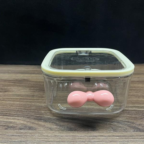 Transparent Desktop Trash Can with Lid - Stylish Hair Accessories and Storage Box