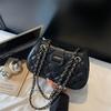 Spring Bag Women's New Fashion Chain Rhombus Embroidery Thread Messenger Bag Versatile Shoulder Women's Bag