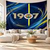 Arazzo da Parete FC Fenerbahçe, Appeso da Parete in Tessuto Morbido, Sfondo Decorativo per Camera da Letto Arte da Parete per la Casa