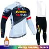 Men's and Women's Fleece Cycling Clothes Strap Set Road Mountain Bike Bicycle Thermal Cycling Shirt 2026 Winter Fleece Thermal Cycling Clothes Set