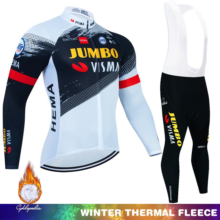 Men's and Women's Fleece Cycling Clothes Strap Set Road Mountain Bike Bicycle Thermal Cycling Shirt 2026 Winter Fleece Thermal Cycling Clothes Set