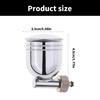 7cc Airbrush Sprayer Color Cup Side Gravities Feed Cup Nickel Plated for Smooth Paint Application Airbrush Paint Holder