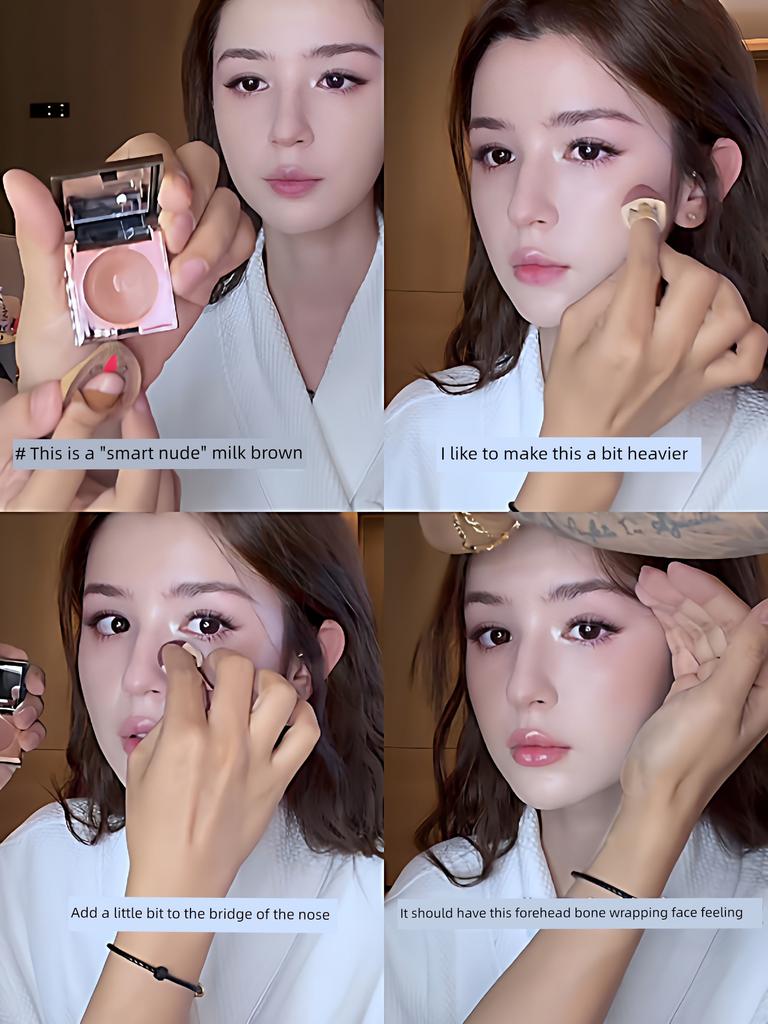 Pure Blush for Daily Light Makeup, Internet Celebrity Style Blush Cream, Multi-Use Cream, Official Genuine Blush, 2026 New Hot-Selling Model