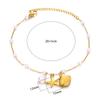 Freshwater Pearl Jewelry Set Shell Starfish Star Necklace Anklet Sets For Women Fashion Stainless Steel Chain Party Daily Gifts