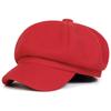 Light Board Woolen Beret Women's Hat Women's Duck Tongue Octagonal Hat Simple Fashion Casual Autumn and Winter Tide Retro