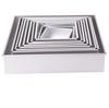 4-Inch x 14-Inch Aluminum Square Cake Mold with Removable Bottom for Sponge and Mousse Cakes