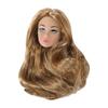 Curly Hair Supermodel Doll Head With Make-up 30cm Dolls Head 1/6 Doll Head  Dolls Accessories