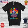 Retro 5th Grade Level Complete 2024, Graduation Dabbing Unicorn, Gamer T-Shirt