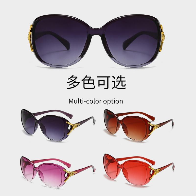 Vintage Luxury Brand Designer Pilot Sunglasses Women Shades Big Frame Windproof Popular Punk Eyeglasses UV400