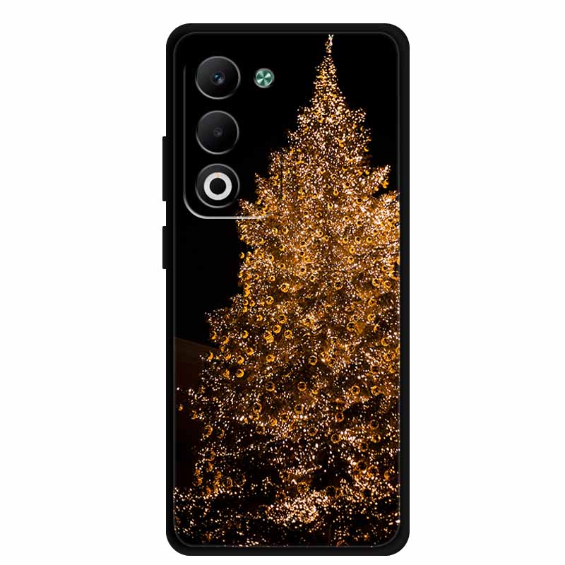 Christmas Phone Case For Oppo A5 5G CPH2735 / A5 4G CPH2727 Christmas Tree Soft Silicone TPU Back Cover Bumper For Oppo A5 Coque