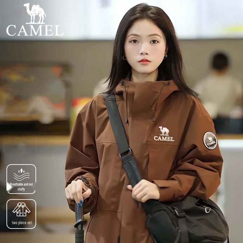 CAMEL Outdoor 3-in-1 Waterproof Windproof Jacket