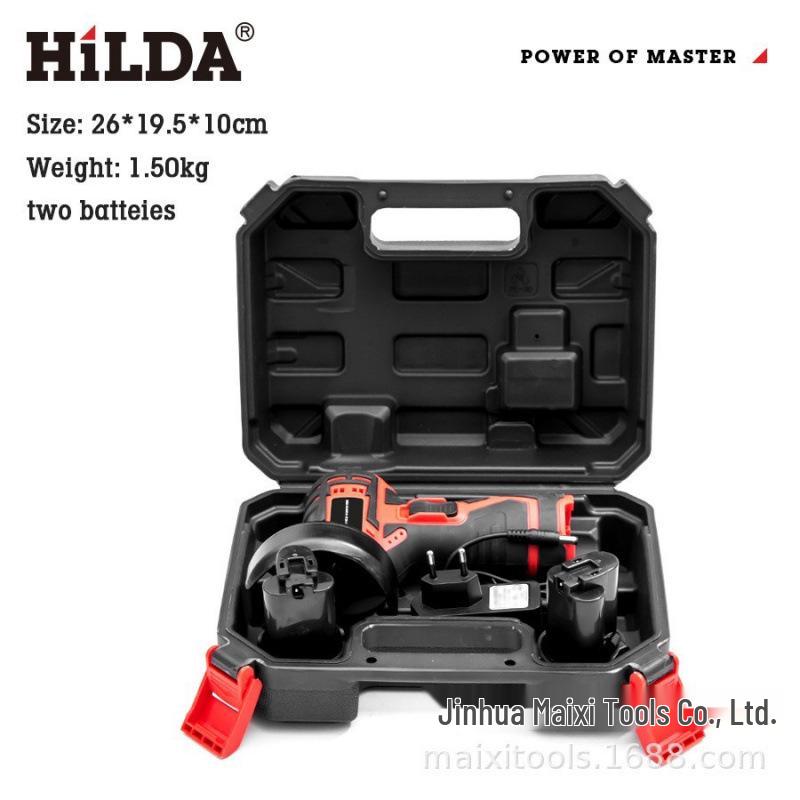 12V Compact 3-Inch Lithium Battery Angle Grinder - Handheld Cutting, Grinding, and Polishing Tool