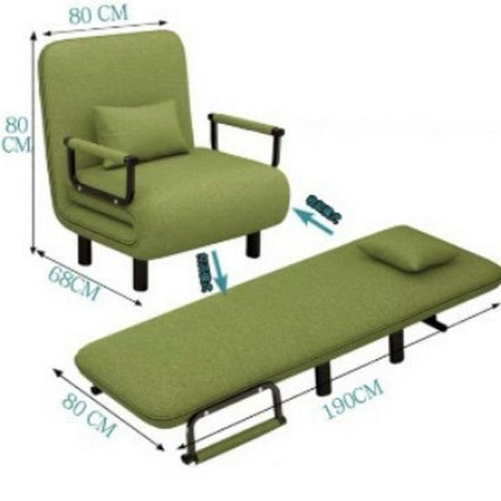 Convertible Sofa Bed for Small Apartments - Dual-Use, Lazy Living Room Furniture, Multifunctional Double or Single Option