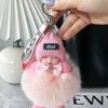 Sleeping Baby Keychain Cute Fluffy Plush Doll Keychains Women Girl Bags Keyrings Cars Key Ring Gift Charming Decoration