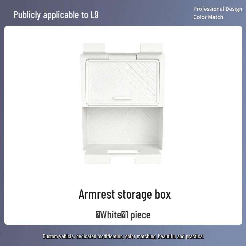 Silicone Armrest Storage Box for Li Auto L8 L9 - Fits 26 Models