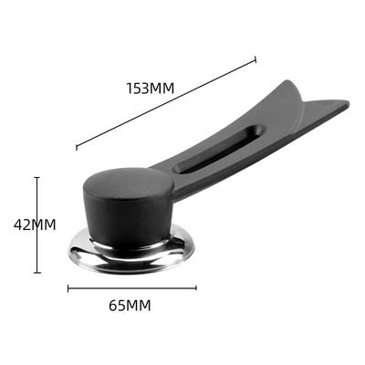 Anti Overflow Design Kitchen Cookware Standing Pot Handgrip Lid,Thermostability  Handgrip Holding Screw Handle Keep Lid Standup