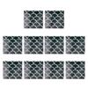 10Pcs Kitchen Tile Sticker Bathroom Mosaic Wall Sticker   Home Decor