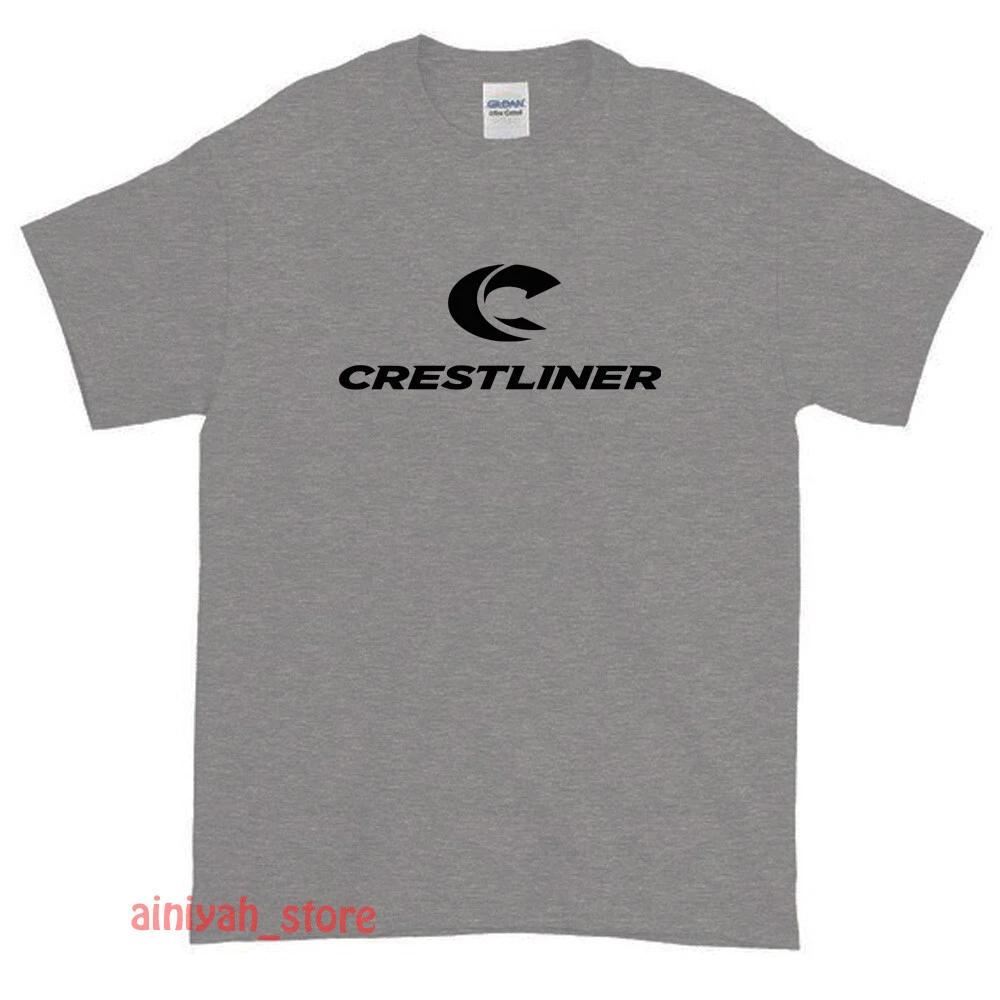 New Crestliner Boats Logo Men s Funny T shirt USA Size S-XXL S