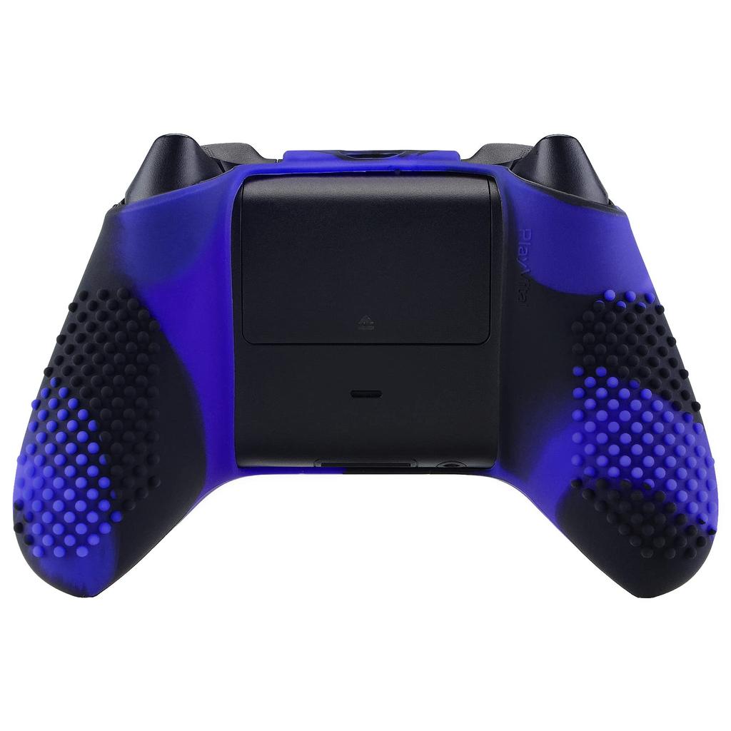 eXtremeRate PlayVital 3D Studded Xbox Series Controller Silicone Cover Skin with 6 Black Thumb Grip Soft Rubber Case Protector for Xbox Core Wireless