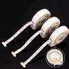 A Compact BMI Calculator Tape Measure, A 1.5-Meter/4.92-Foot Round Plastic Body Measuring Retractable Ruler,  for Diet, Weight Loss, Fitness,