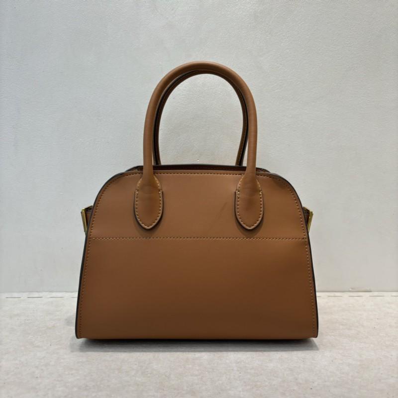 Niche Retro Premium Tote Bag Dong Jie Bai He Same Model Genuine Leather Large-capacity Commuter Portable Single-shoulder