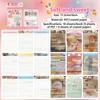 Cute Dessert DIY Stickers Vivid Colors Trendy Korean Chic Style for Art Craft Journaling Supplies