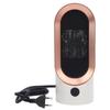 Space Heater 800W PTC Ceramic Fast Heating Quiet Portable Electric Desktop Heater for Bedroom