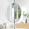 Homirio Wall Hanging Aluminum Round Makeup For Living Stylish Wall Hanging Mirror Diameter Mirror, Frame, Mirror, Mirror, Bathroom, Entrance, Room,