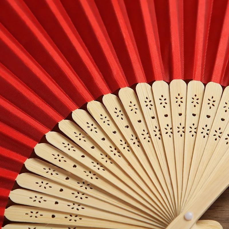 5/20 PZ Ventaglio Pieghevole all'Ingrosso Ventagli Manuali Monocolore Ventagli Manuali in Legno Motivi Nuziali Matrimonio